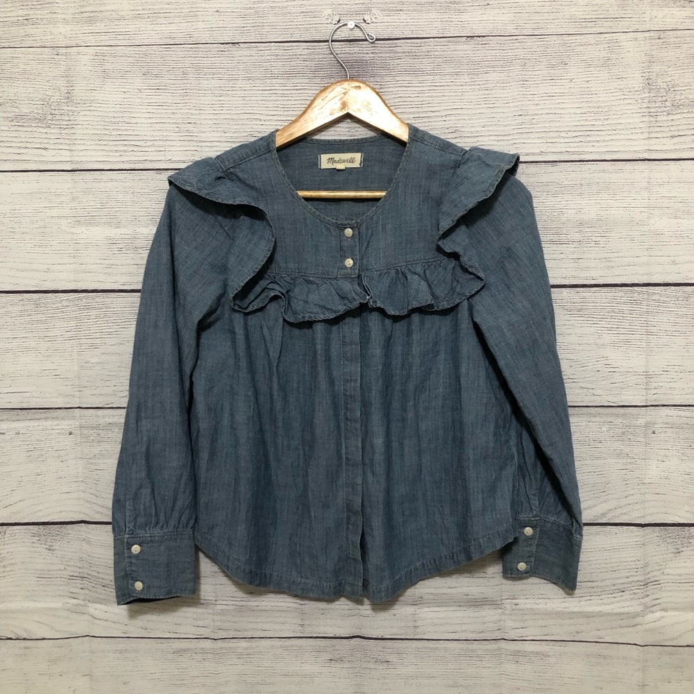 Madewell Denim Button Down Sz S